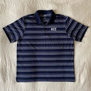 Adidas Short-Sleeve Moisture-Wicking Polo Shirt — Rice University Athletics